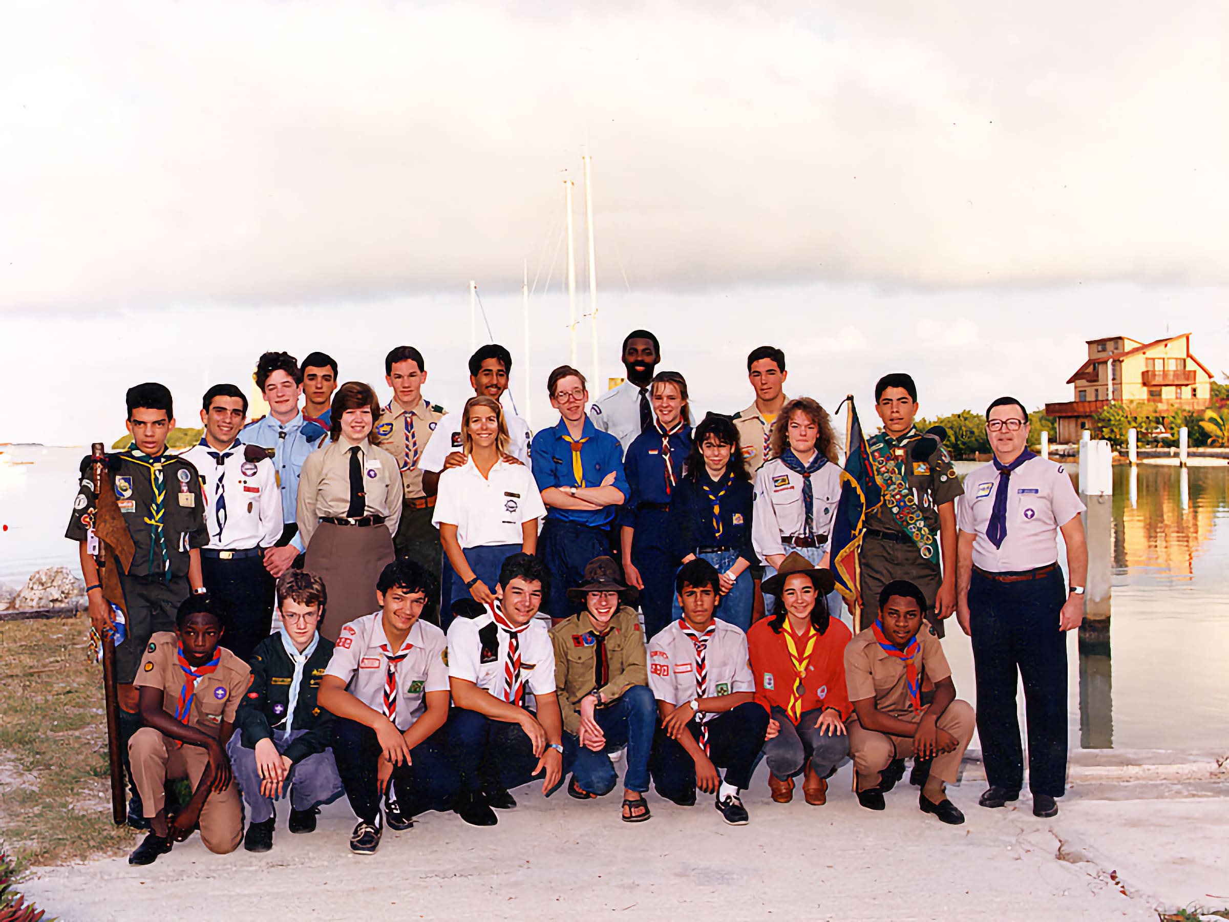 1992 Columbus Project Scouts at the Jamboree